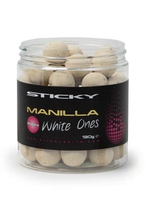Sticky Manilla White Ones Wafters 16mm 130g Pot