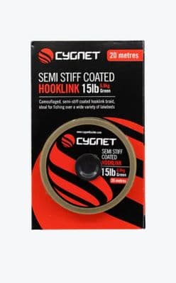 Trakker Semi Stiff Coated Hooklink (25lb)(11.3kg)(20m)