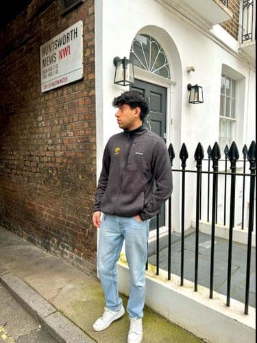 Black Columbia Full-zip Sweater