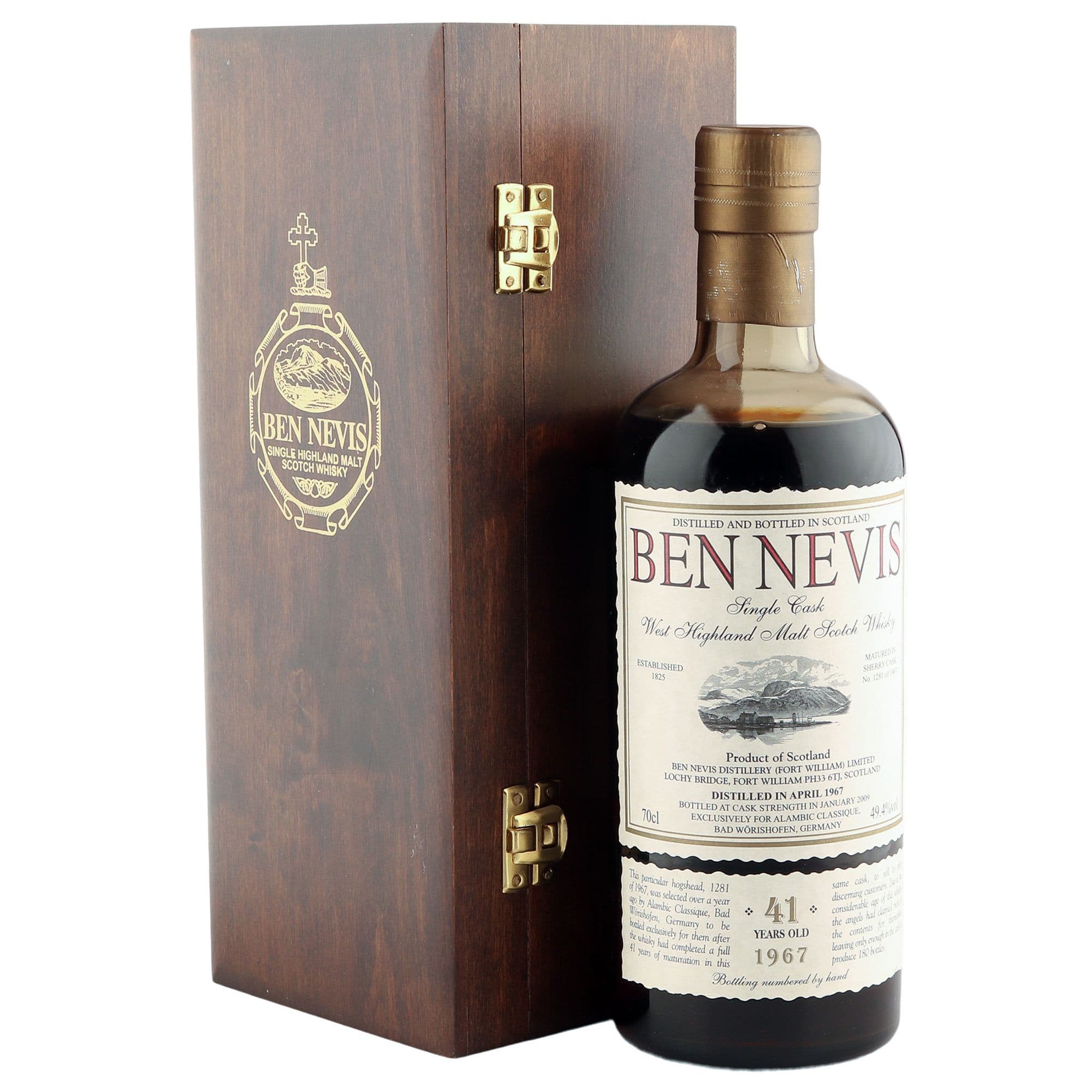 Ben Nevis 1967 41yo Sherry Cask 1281