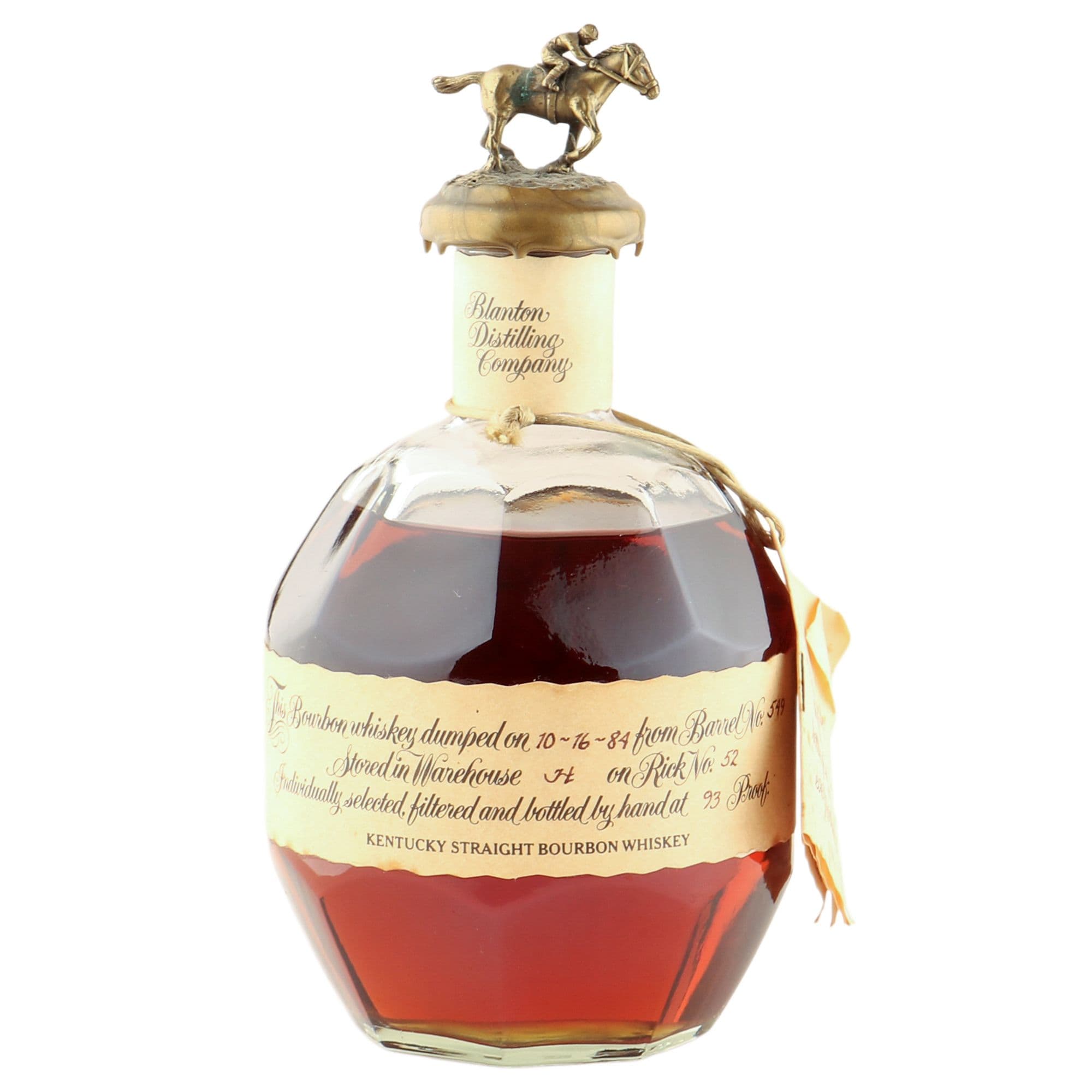 Blanton's Original 1984 Bottling