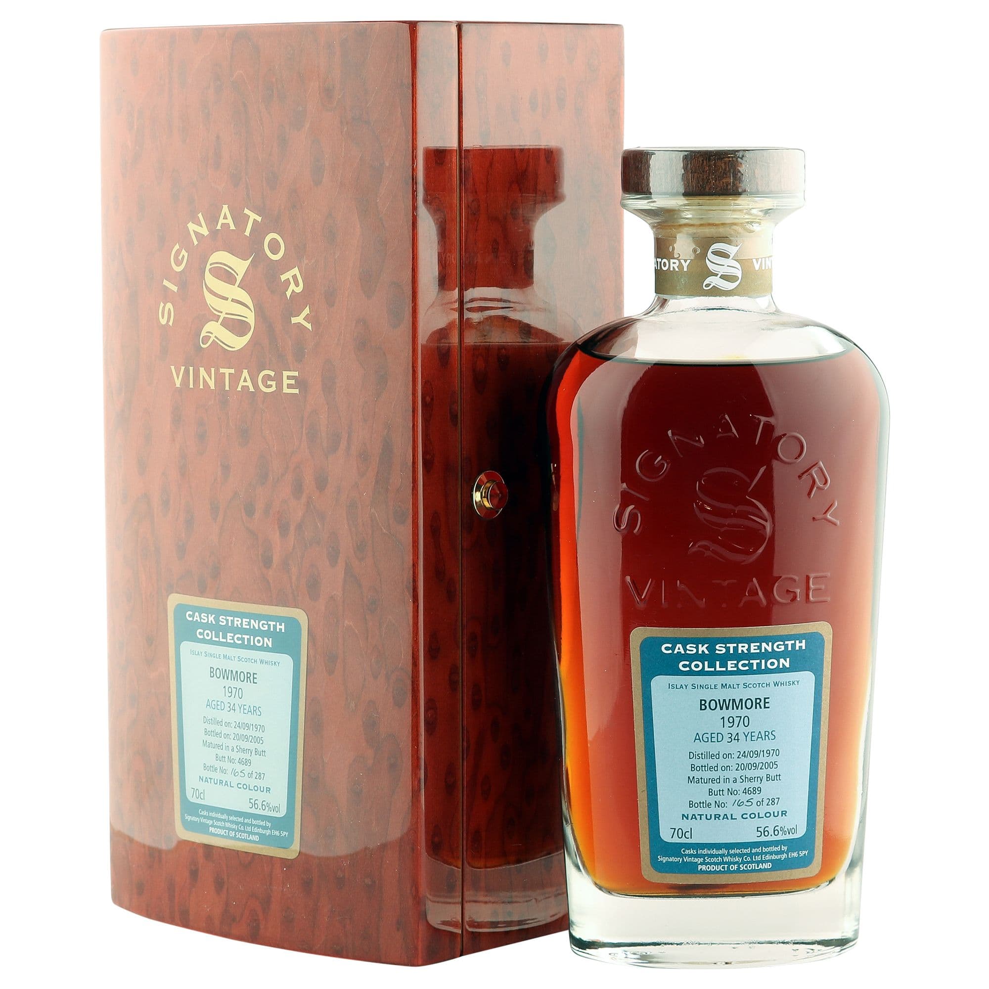 Bowmore 1970 34yo Signatory Vintage