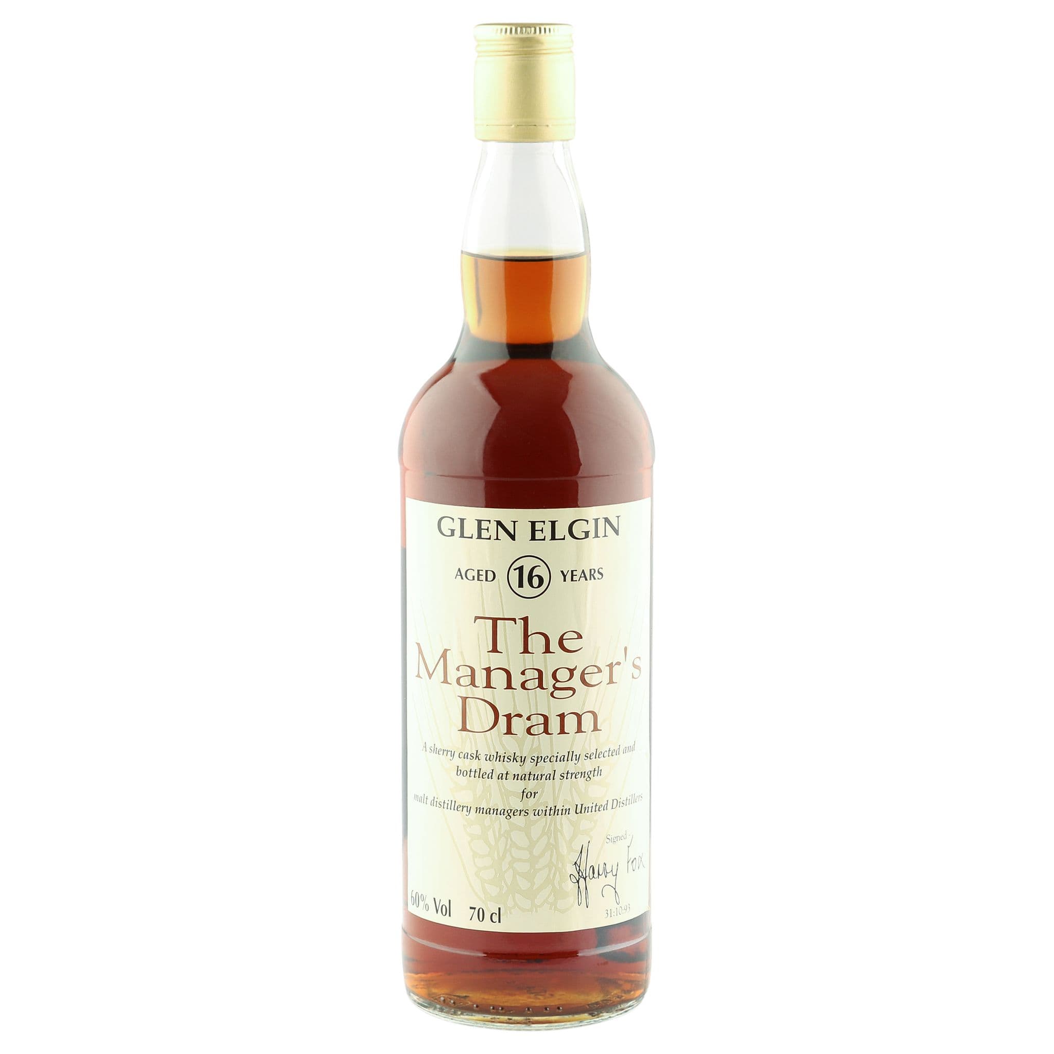 Glen Elgin 16yo Managers Dram