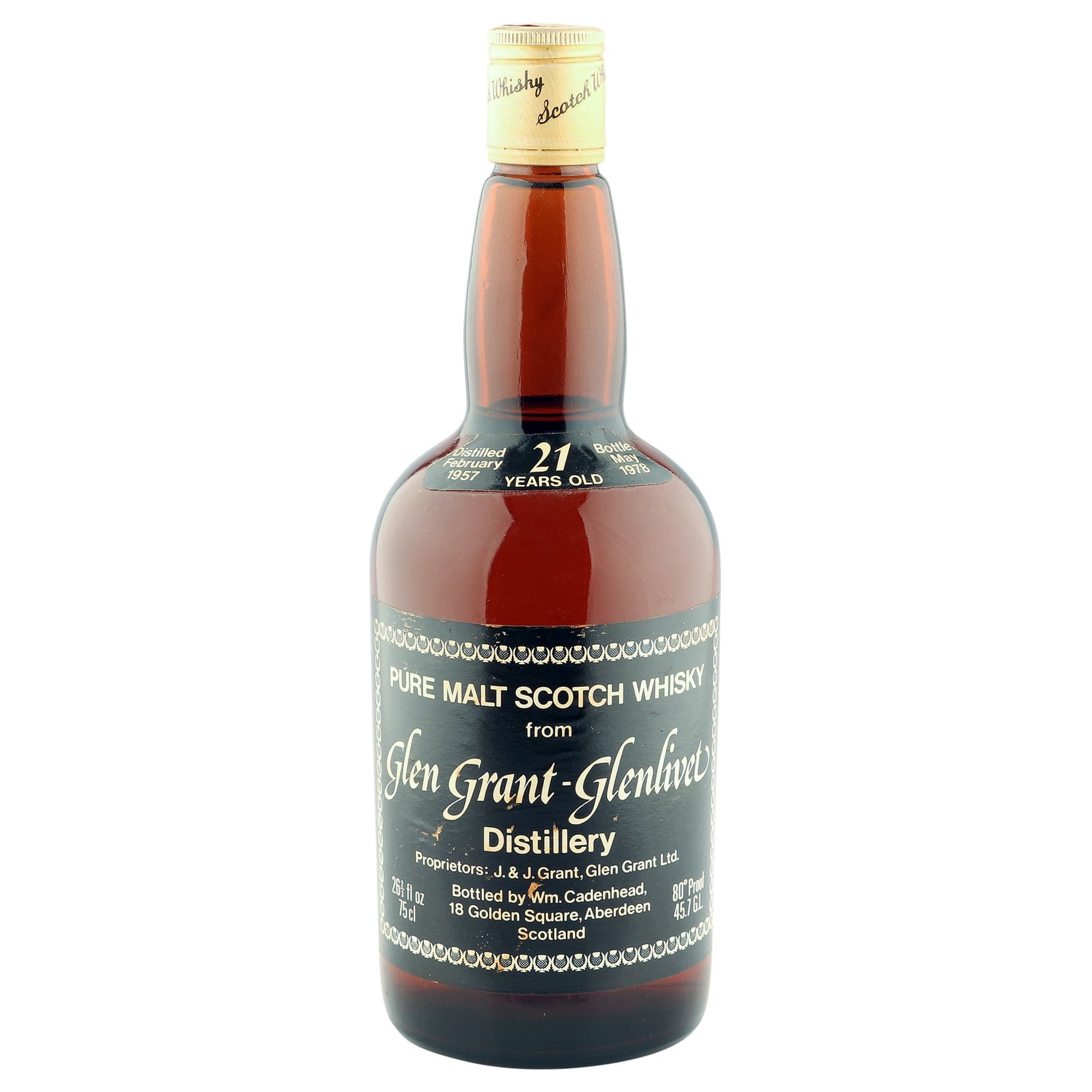 Glen Grant 1957 21yo Cadenhead Dumpy