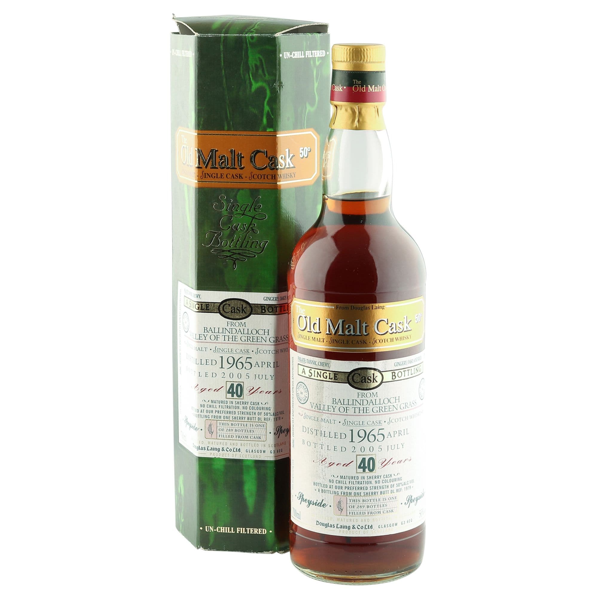Ballindalloch 1965 40yo Old Malt Cask