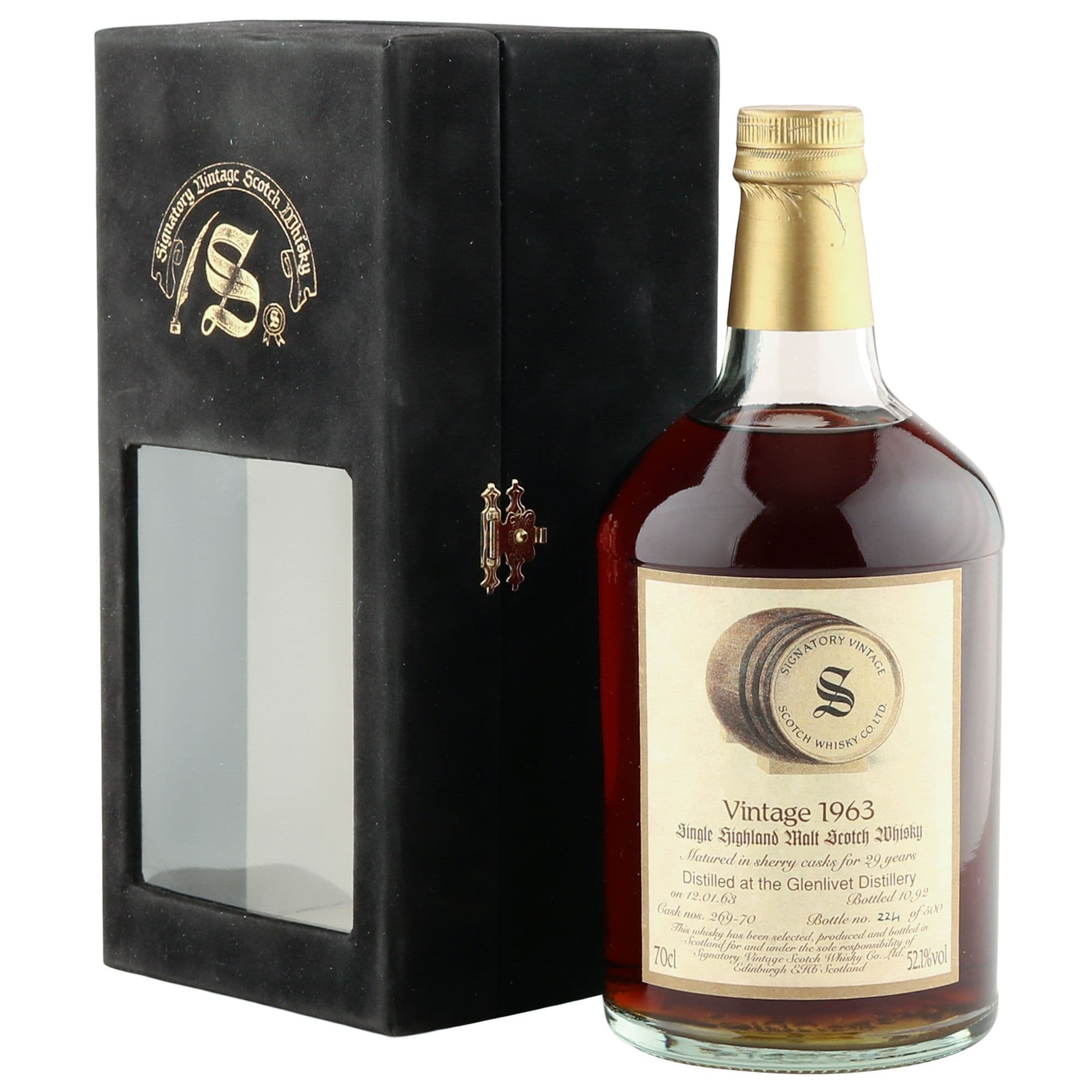 Glenlivet 1963 29yo Signatory Vintage