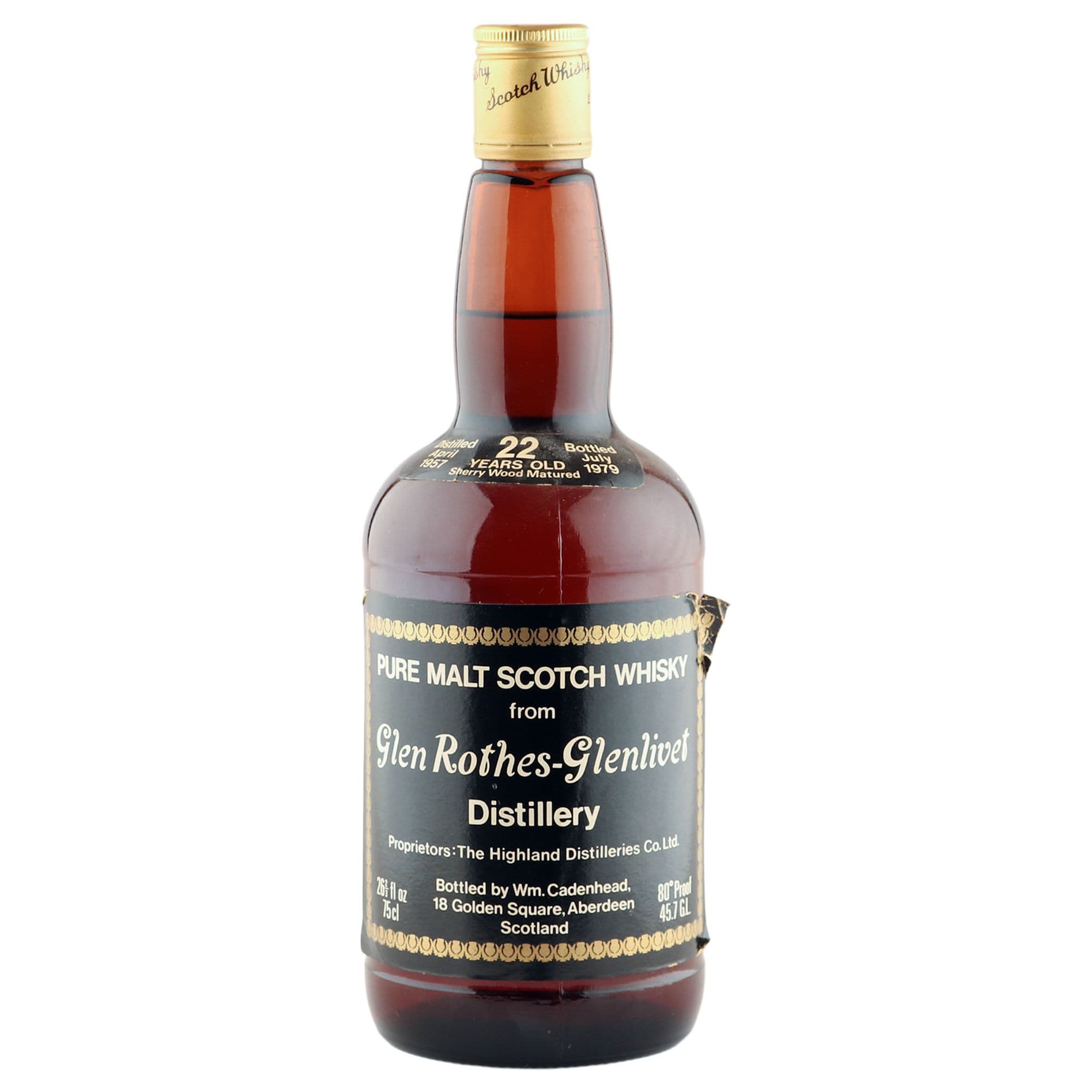 Glenrothes 1957 22yo Cadenhead Dumpy