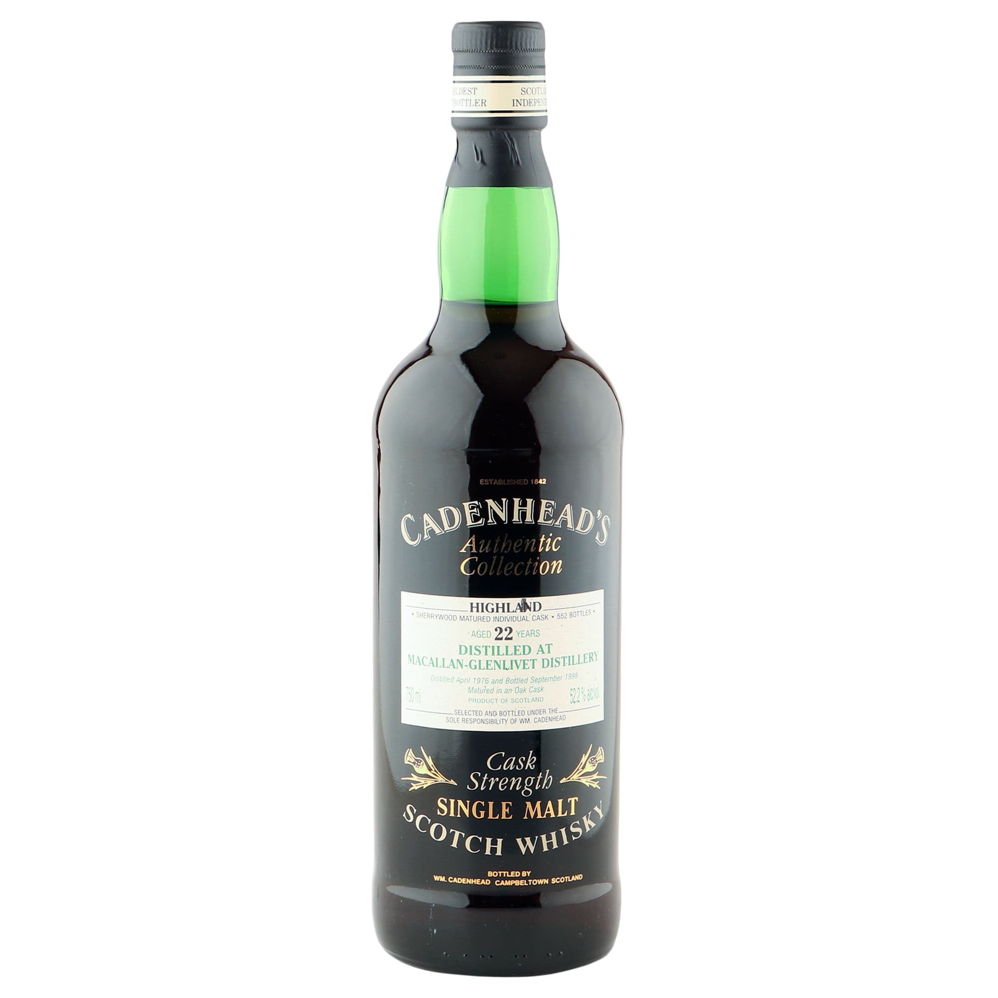 Macallan 1976 22yo Cadenhead