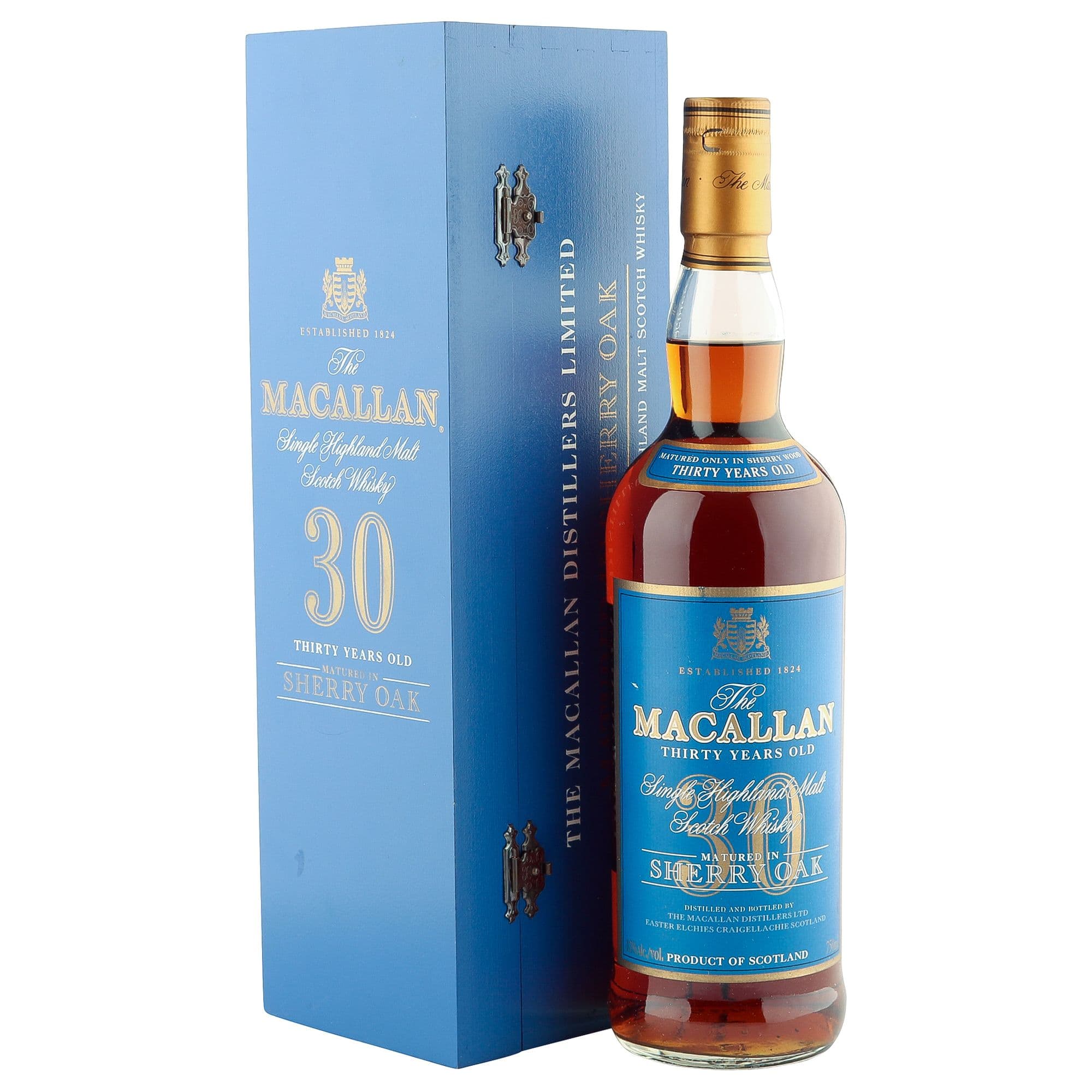 Macallan 30yo Sherry Oak Blue Label