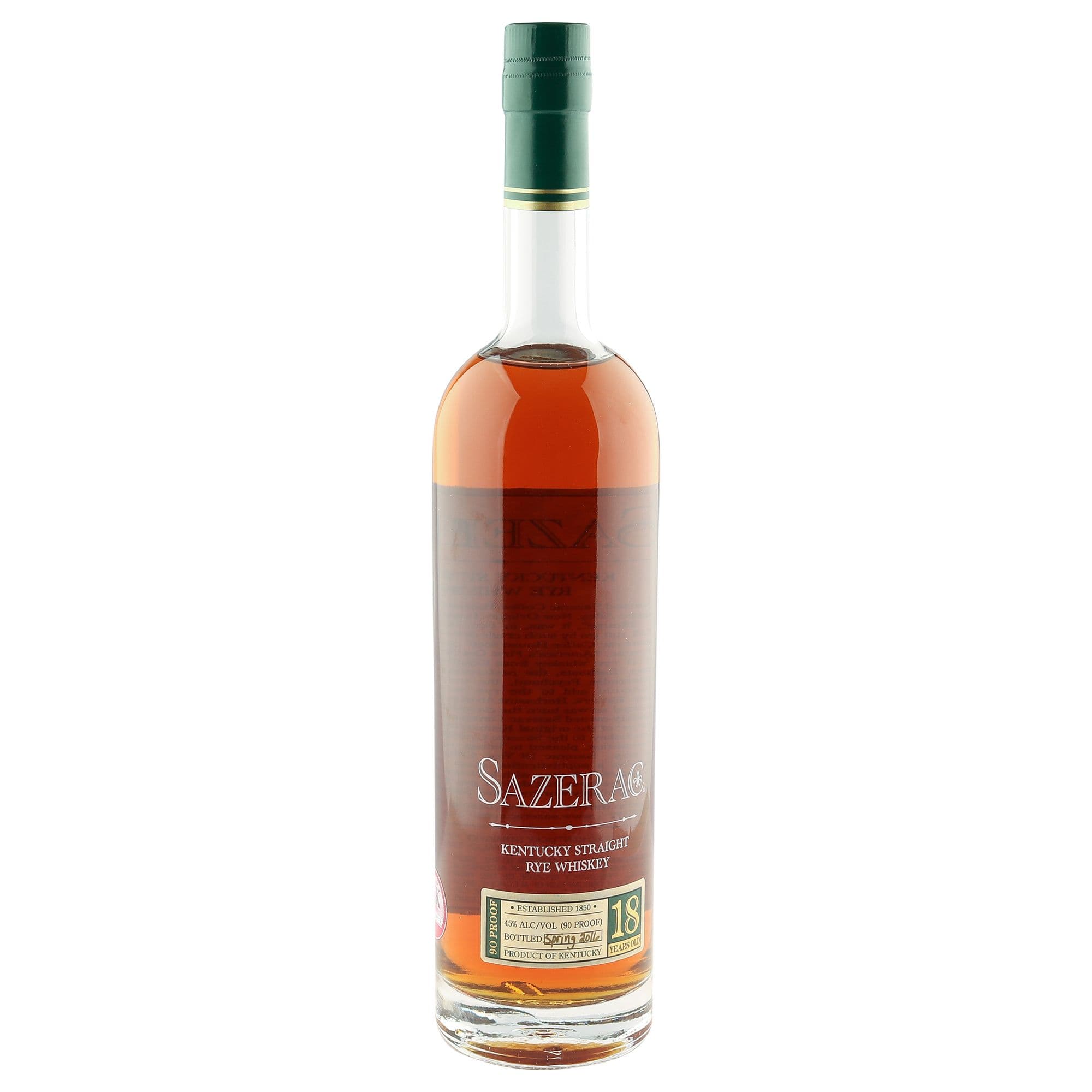 Sazerac 18yo Straight Rye BTAC 2016