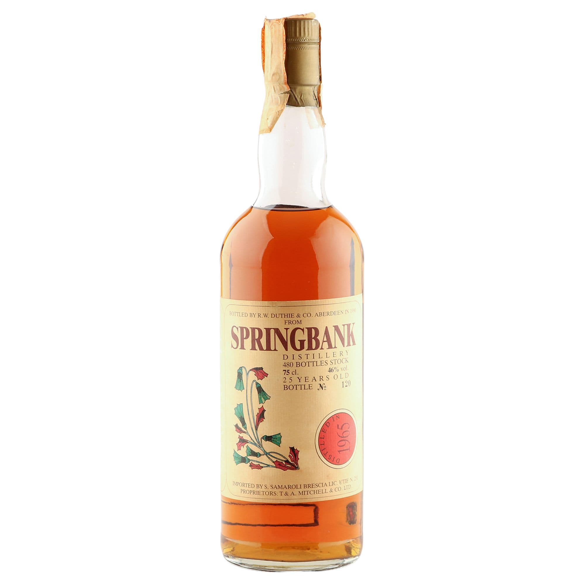 Springbank 1965 Samaroli Flowers