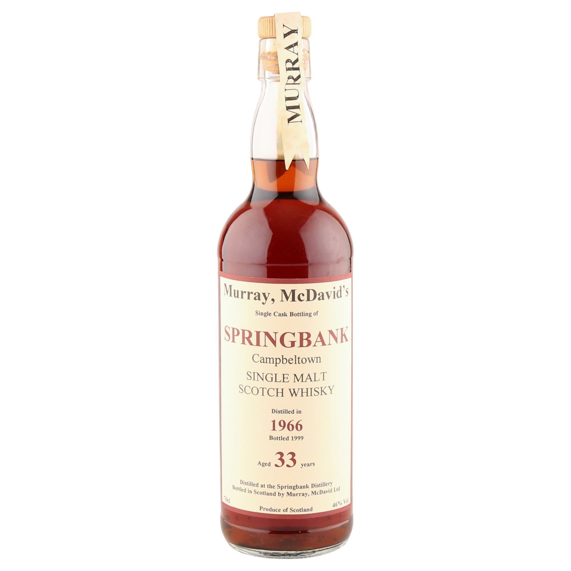 Springbank 1966 33yo, Murray McDavid Sherry Cask