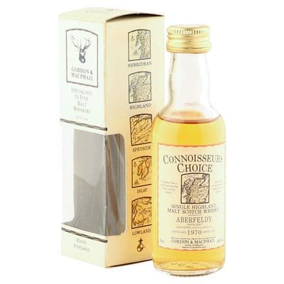 Aberfeldy 1970, Gordon & MacPhail Connoisseurs Choice 5cl Miniature