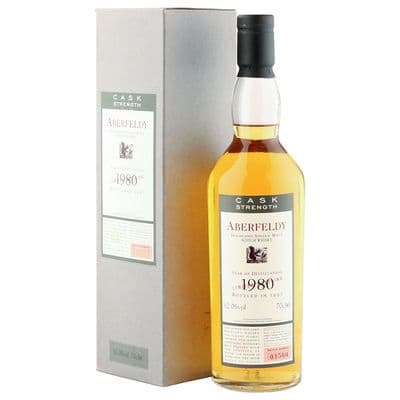 Aberfeldy 1980 Cask Strength with Box