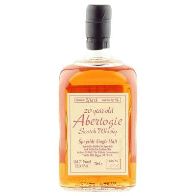 Aberlogie 1973 20 Year Old, The Whisky Connoisseur Single Cask #8138