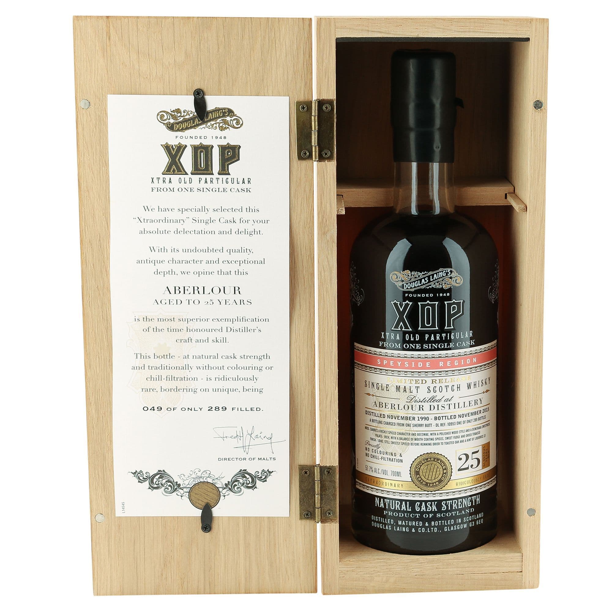 Douglas Laing XOP Aberlour 25年 700ml Douglas Laing XOP Aberlour 25年 700ml Aberlour 1990 25 Year Old