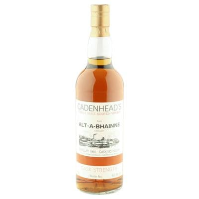 Allt-a-Bhainne 1980, Cadenhead's Cask Strength Bottling, Cask #100029