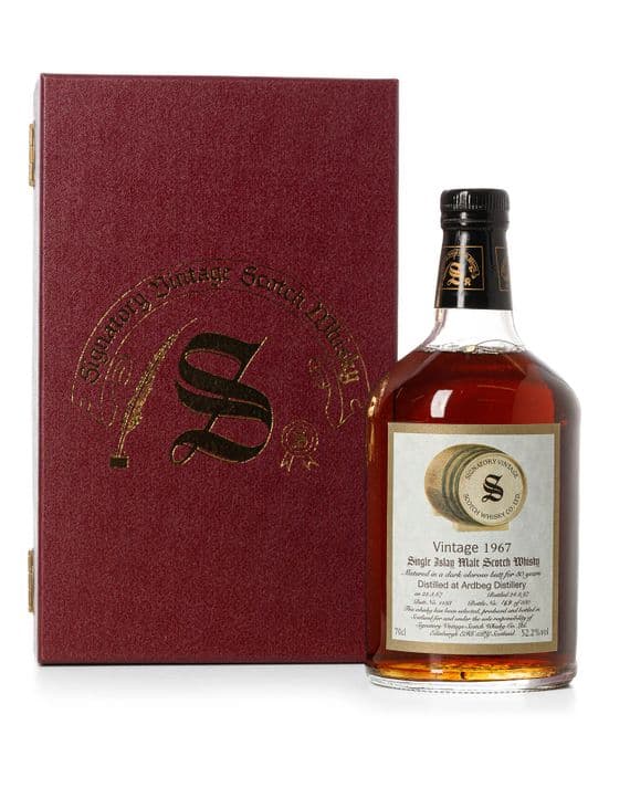 Ardbeg 1967 30 Year Old, Signatory Vintage 1997 Bottling with Presentation Case - Cask 1138 | The Whisky Vault
