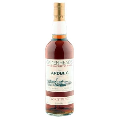 Ardbeg 1978, Cadenhead's Cask Strength Bottling, Cask #4825