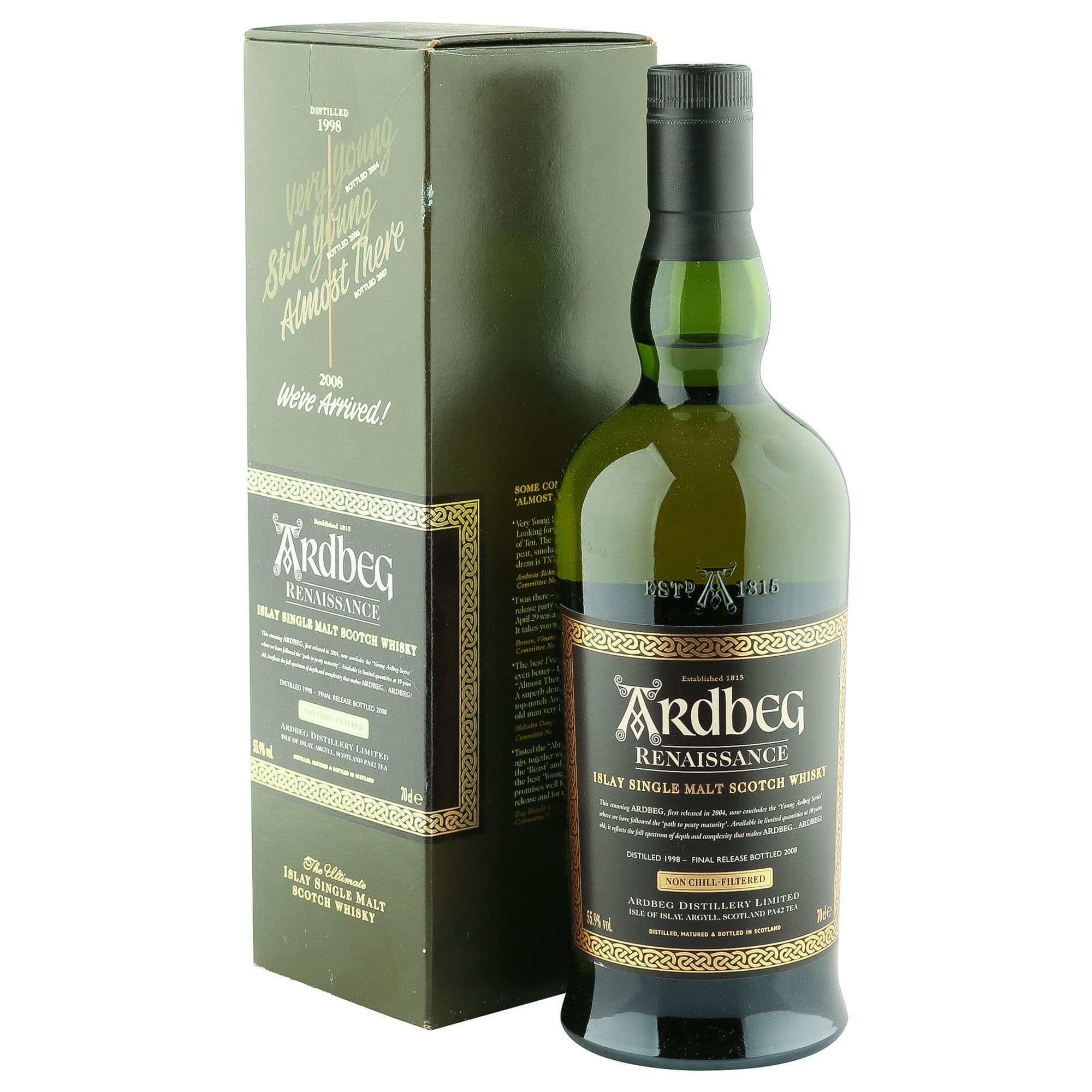Ardbeg 1998 10 Year Old, Renaissance 2008 | The Whisky Vault