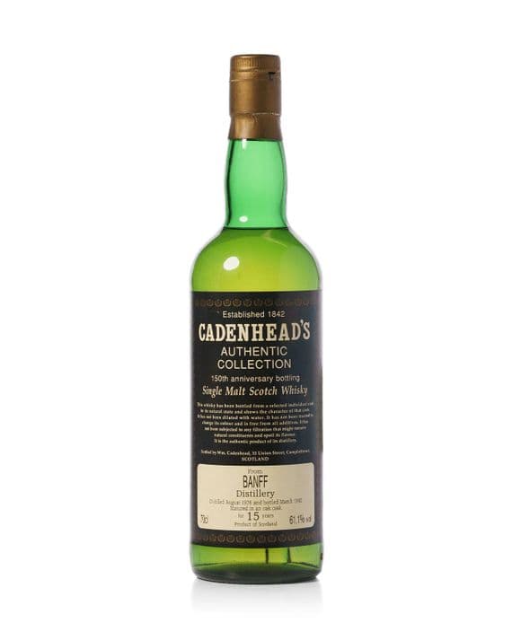 Banff 1976 15 Year Old, Cadenhead's 150th Anniversary 1992 Bottling | The Whisky Vault