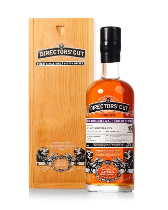 Ben Nevis 1967 45 Year Old, Douglas Laing's Directors' Cut 2013 Bottling with Wooden Box | The Whisky Vault