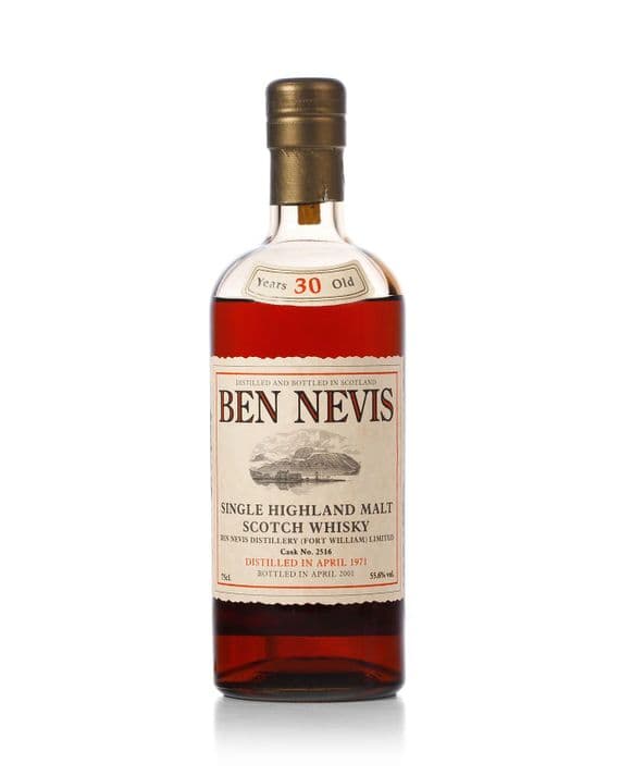 Ben Nevis 1971 30 Year Old, Cask Strength 2001 Bottling - Cask 2516 | The Whisky Vault