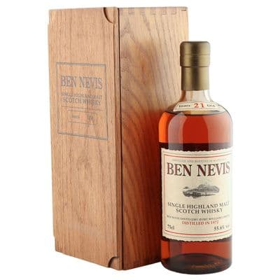 Ben Nevis 1972 21 Year Old, Cask Strength 1993 Bottling with Box