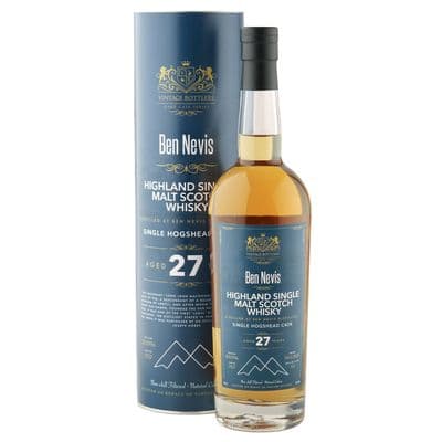 Ben Nevis 1996 27 Year Old, Vintage Bottlers Single Cask 2023 Bottling with Box