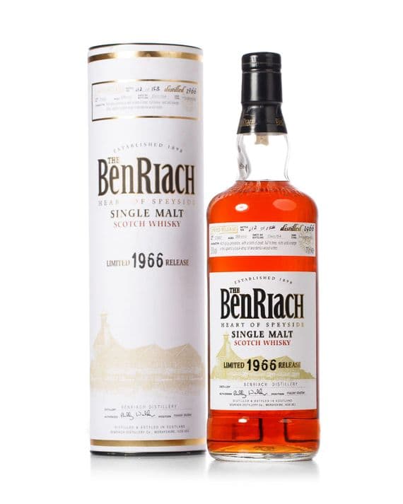 BenRiach 1966 38 Year Old, Limited Release Single Cask 2004 Bottling with Tube - Cask 2382 | The Whisky Vault