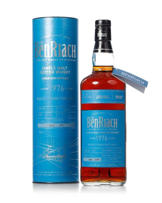 BenRiach 1976 39 Year Old, Single Cask 2016 Bottling with Presentation Tube - Cask 5462 | The Whisky Vault
