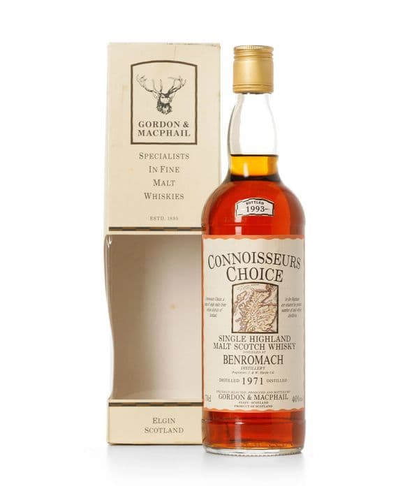 Benromach 1971, Gordon & MacPhail Connoisseurs Choice 1993 Bottling with Box | The Whisky Vault