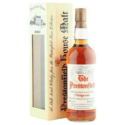 Bowmore 1965 22 Year Old, The Prestonfield Vintage with Box - Cask #47