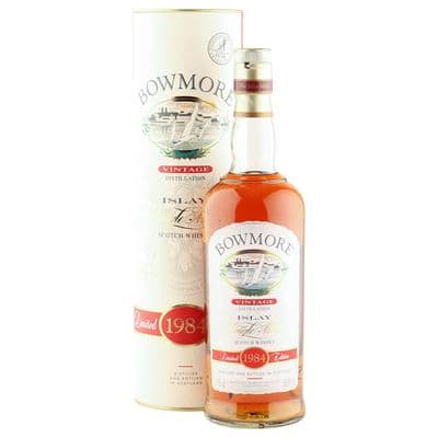 Bowmore 1984 Vintage, Limited Edition Cask Strength with Presentation Tube