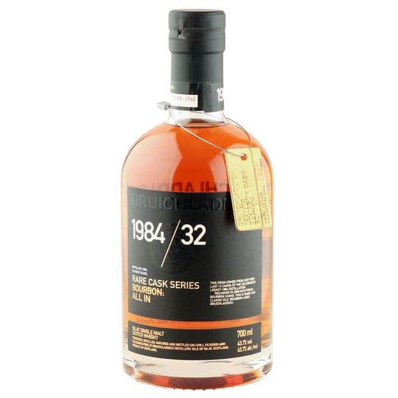Bruichladdich 1984 32 Year Old, Rare Cask Series 2017 Bottling | The Whisky Vault