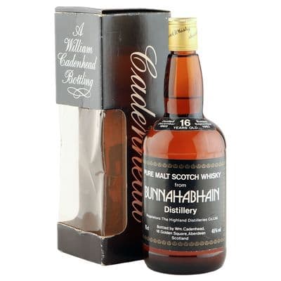 Bunnahabhain 1965 16 Year Old, Cadenhead's 1982 Dumpy Bottling with Box