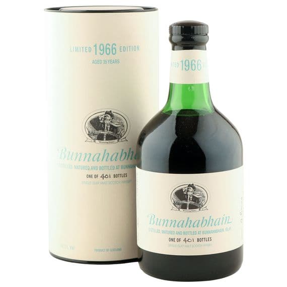 Bunnahabhain 1966 35 Year Old, Feis Ile 2002 Bottling with Presentation Tube - Cask #4379 | The Whisky Vault