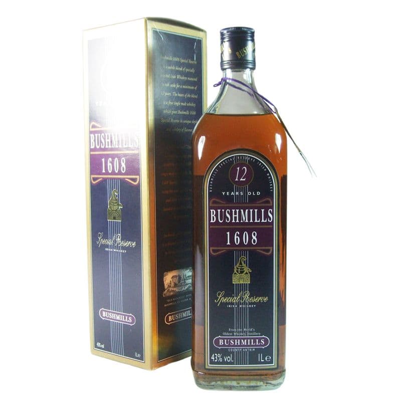 Bushmills 12 Year Old 1608 Special Reserve Nineties Bottling