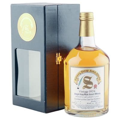 Caol Ila 1974 17 Year Old, Signatory Vintage 1991 Bottling with Case