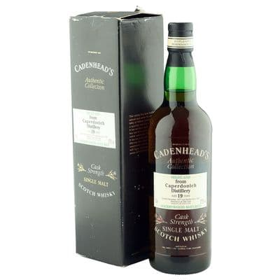 Caperdonich 1977 19 Year Old, Cadenhead's 1997 Bottling with Box