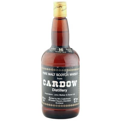 Cardow 1962 16 Year Old, Cadenhead's 1979 Dumpy Bottling