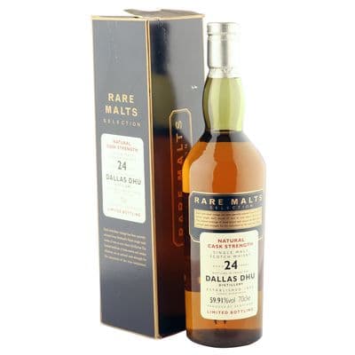 Dallas Dhu 1970 24 Year Old, Rare Malts with Box, 59.91% ABV