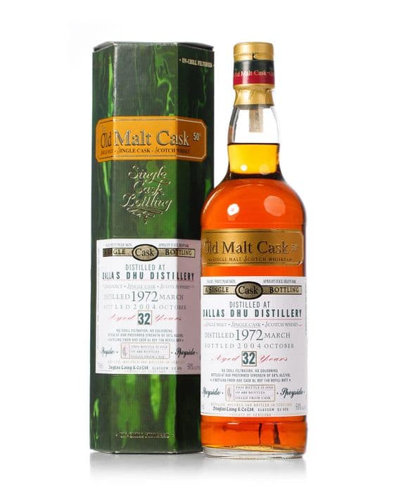 Dallas Dhu 1972 32 Year Old, The Old Malt Cask 2004 Bottling with Carton | The Whisky Vault