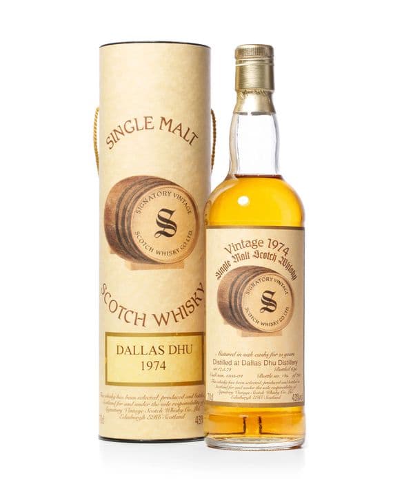 Dallas Dhu 1974 21 Year Old, Signatory Vintage 1995 Bottling with Tube | The Whisky Vault