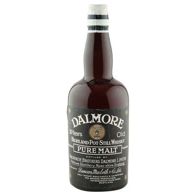 Dalmore 30 Year Old Pure Malt, Duncan Macbeth Fifties Dumpy Bottling