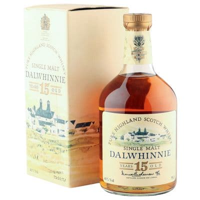 Dalwhinnie 15 Year Old, Distillery Label Eighties Bottling with Box