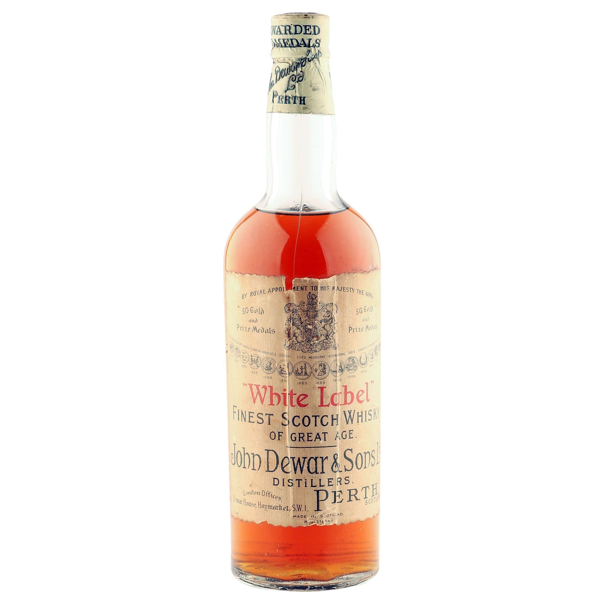 Dewars White Label, Early 20th Century Blended Scotch Whisky