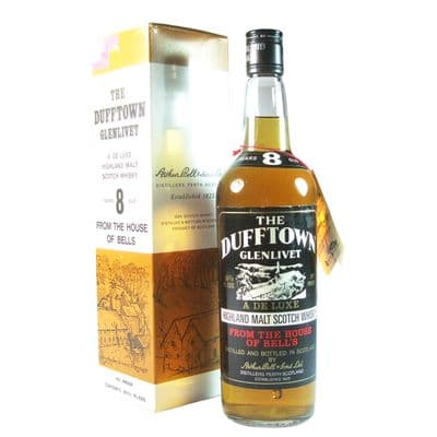 Dufftown-Glenlivet 8 Year Old, Arthur Bell Bottling with Box
