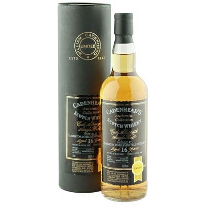 Dumbarton (Inverleven) 1987 16 Year Old, Cadenhead 2003 Bottling