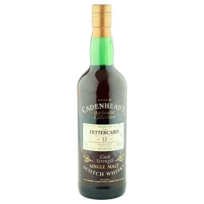 Fettercairn 1980 12 Year Old, Cadenhead's 1992 Bottling